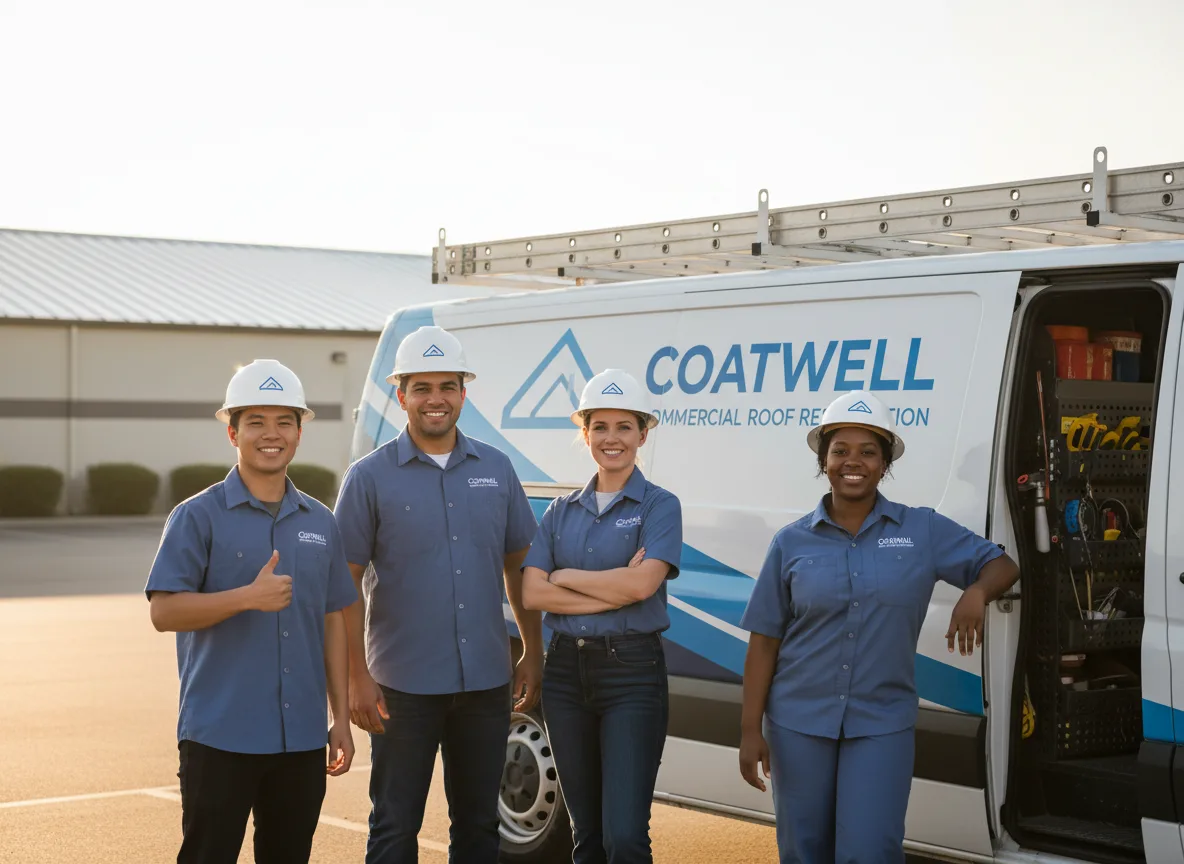 Commercial roof coating company in Homestead, IA